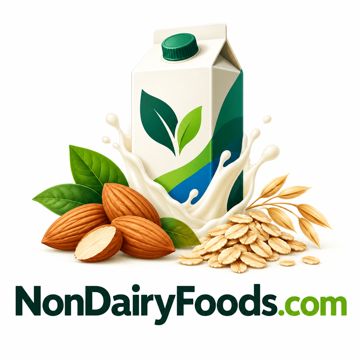 NonDairyFoods.com domain name artwork